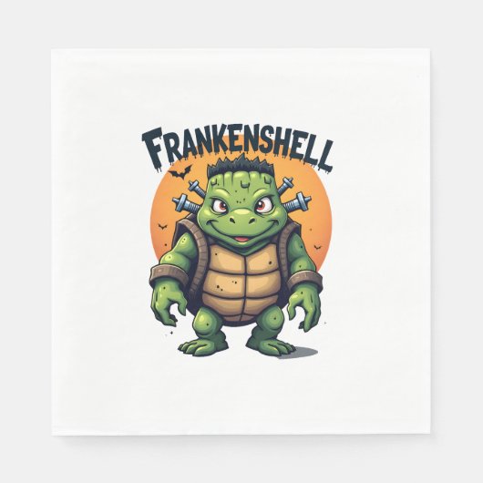 Serviette En Papier Tortue franche (Devant)