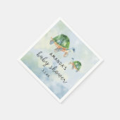 Serviette En Papier Tortue marine - baby shower (Coin)