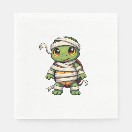 Serviette En Papier Tortue momie (Devant)