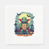 Serviette En Papier Tortue Shell-o-Ween (Devant)