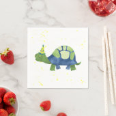 Serviette En Papier Tortue Tortue Tortue Anniversaire (En situation)