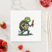 Serviette En Papier Tortue zombie (En situation)
