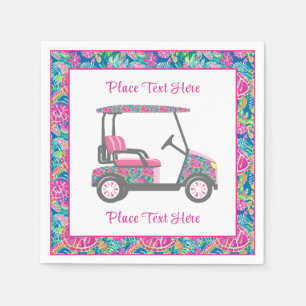 Serviette En Papier Tortues Marines Prépa Chariot de Golf