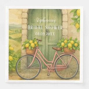 Serviette En Papier Toscane Italie Citron Méditerranéen Enterrement de