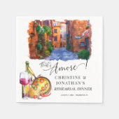Serviette En Papier Toscane Italie | Nourriture Italienne | Dîner de R (Devant)