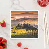 Serviette En Papier Toscane, Italie - photo de paysage (En situation)
