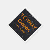 Serviette En Papier Total Canada 2024 Éclipse solaire (Coin)