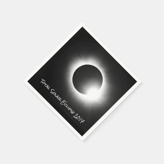 Serviette En Papier Total Solaire 2017 Eclipse (Coin)