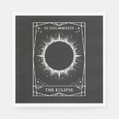 Serviette En Papier Total Solaire Eclipse 2024 Tarot Viewing Party (Devant)