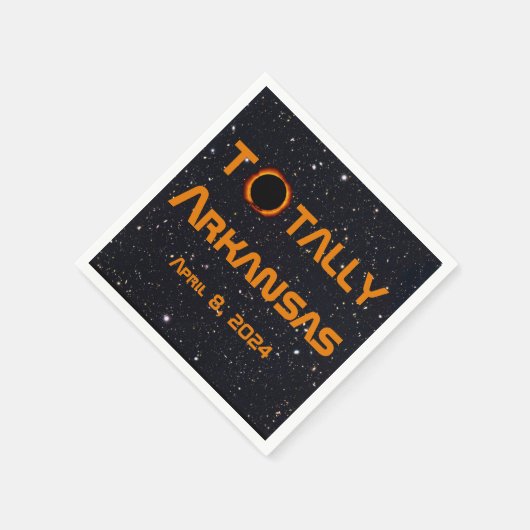 Serviette En Papier Totalement Arkansas 2024 Solar Eclipse (Coin)