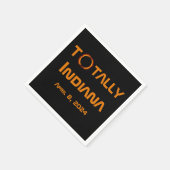 Serviette En Papier Totalement Indiana 2024 Solar Eclipse (Coin)