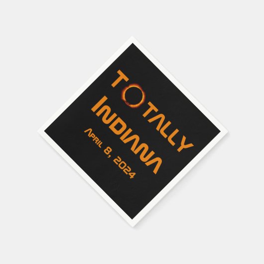 Serviette En Papier Totalement Indiana 2024 Solar Eclipse (Coin)