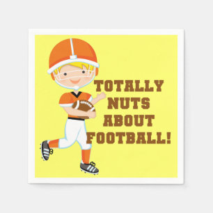 Serviette En Papier Totalement Nuts au sujet du football