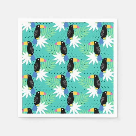 Serviette En Papier Toucan (Devant)