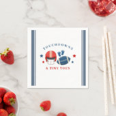 Serviette En Papier Touchdowns et minuscules orteils, baby shower de f (En situation)