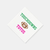Serviette En Papier Touchdowns ou Tutus Genre Reveal (Coin)