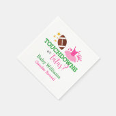 Serviette En Papier Touchdowns ou Tutus Genre Reveal Party (Coin)