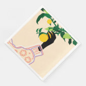 Serviette En Papier Touche Citrus (Coin)