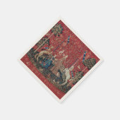 Serviette En Papier Touche Lady and Unicorn Medieval (Coin)