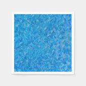 Serviette En Papier touches bleues (Devant)