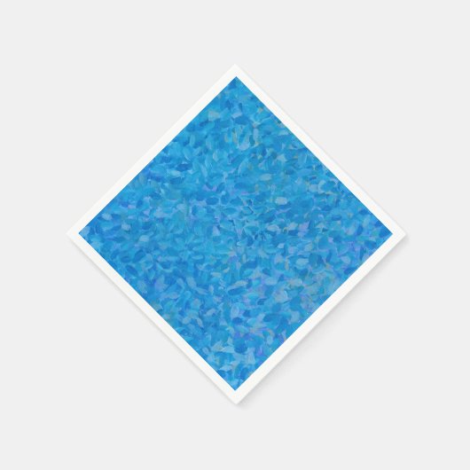 Serviette En Papier touches bleues (Coin)