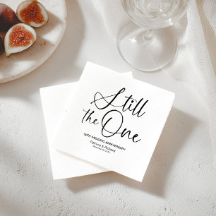 Serviette En Papier Toujours Chic Renouvellement de Voeux de Mariage