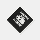 Serviette En Papier Toujours Prêt Dominos Carreaux Puzzler Jeu Cadeau (Coin)