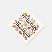 Serviette En Papier Toujours Quelque Chose À Remercier Pour (Coin)