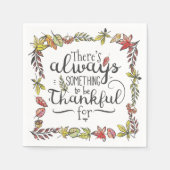 Serviette En Papier Toujours Quelque Chose À Remercier Pour | Serviett (Devant)