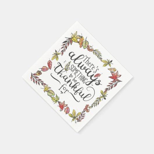 Serviette En Papier Toujours Quelque Chose À Remercier Pour | Serviett (Coin)