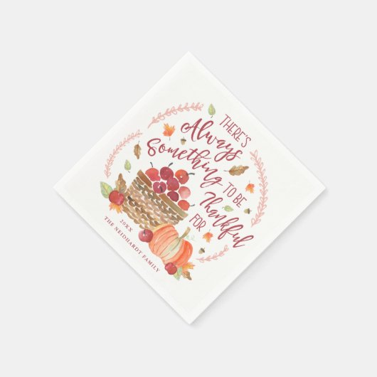 Serviette En Papier Toujours quelque chose à remercier pour | Serviett (Coin)