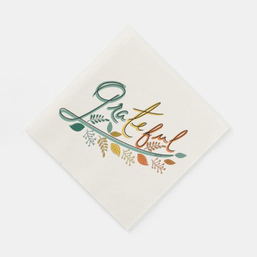 Serviette En Papier Toujours reconnaissant (Coin)