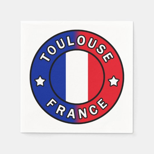 Serviette En Papier Toulouse France (Devant)