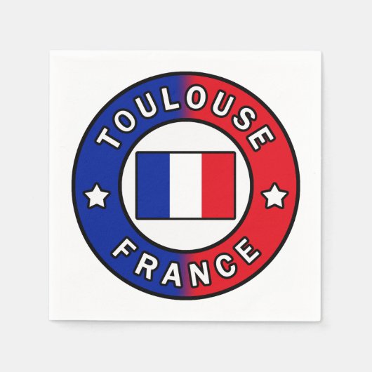 Serviette En Papier Toulouse France (Devant)