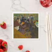 Serviette En Papier Toulouse-Lautrec - Au Rouge (En situation)