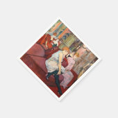 Serviette En Papier Toulouse-Lautrec - Au Salon, rue des Moulins (Coin)