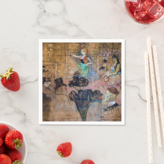 Serviette En Papier Toulouse-Lautrec - Danse Maure / Les Almehs (En situation)