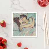 Serviette En Papier Toulouse-Lautrec - En Lit, Baiser (En situation)