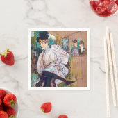 Serviette En Papier Toulouse-Lautrec - Jane Avril Dancing (En situation)