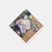Serviette En Papier Toulouse-Lautrec - Jane Avril Dancing (Coin)