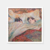 Serviette En Papier Toulouse-Lautrec - Le Lit (Devant)