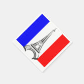Serviette En Papier Tour Eiffel France (Coin)