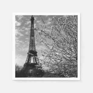 Serviette En Papier Tour Eiffel Paris France vintage