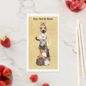 Serviette En Papier Tour Feline Cat-Er-Pillar (En situation)