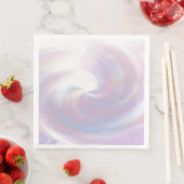 Serviette En Papier tourbillon romantique (En situation)