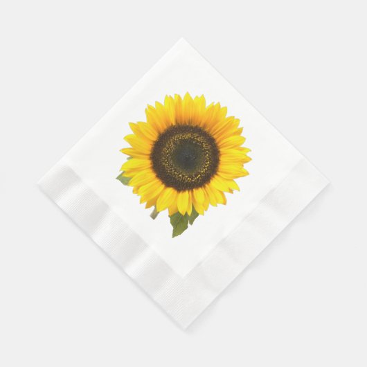 Serviette En Papier Tournesol (Coin)