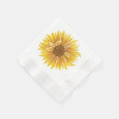 Serviette En Papier Tournesol (Coin)