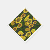 Serviette En Papier Tournesol (Coin)