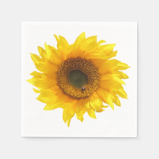 Serviette En Papier tournesol (Devant)