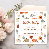 Serviette En Papier Tournesol Citrouille d'automne